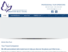 Tablet Screenshot of brentonbluetours.co.za